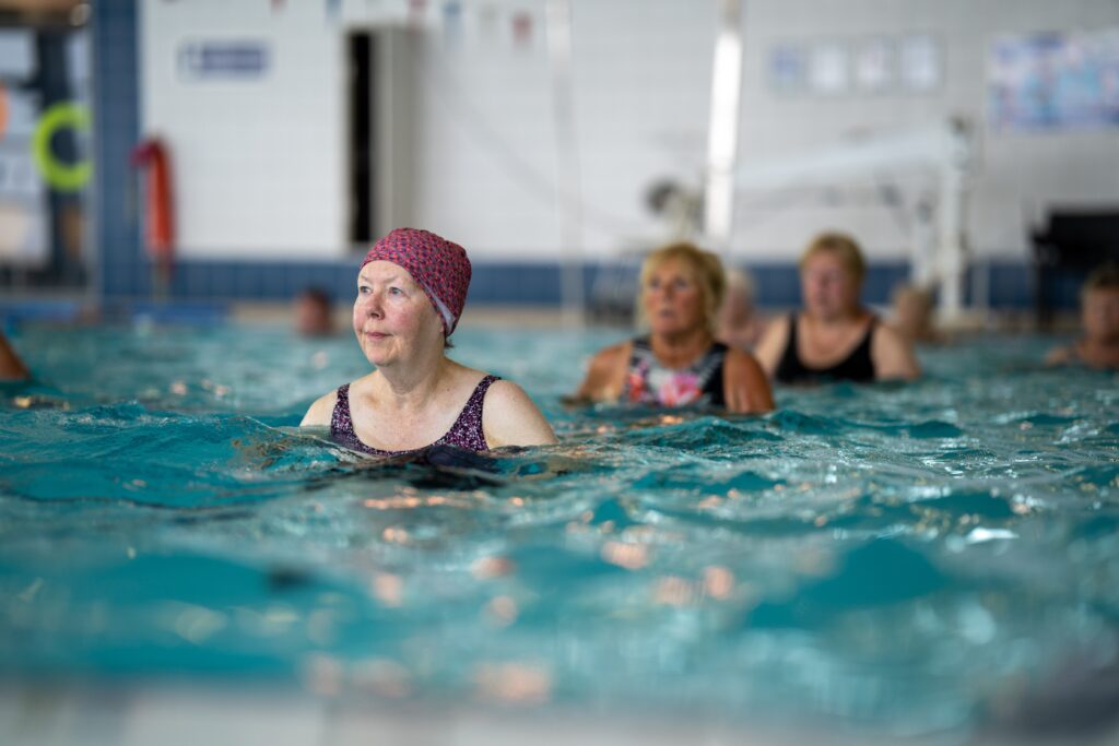Ladies Aquatic Aerobics. Picture courtesy of ANGUSalive